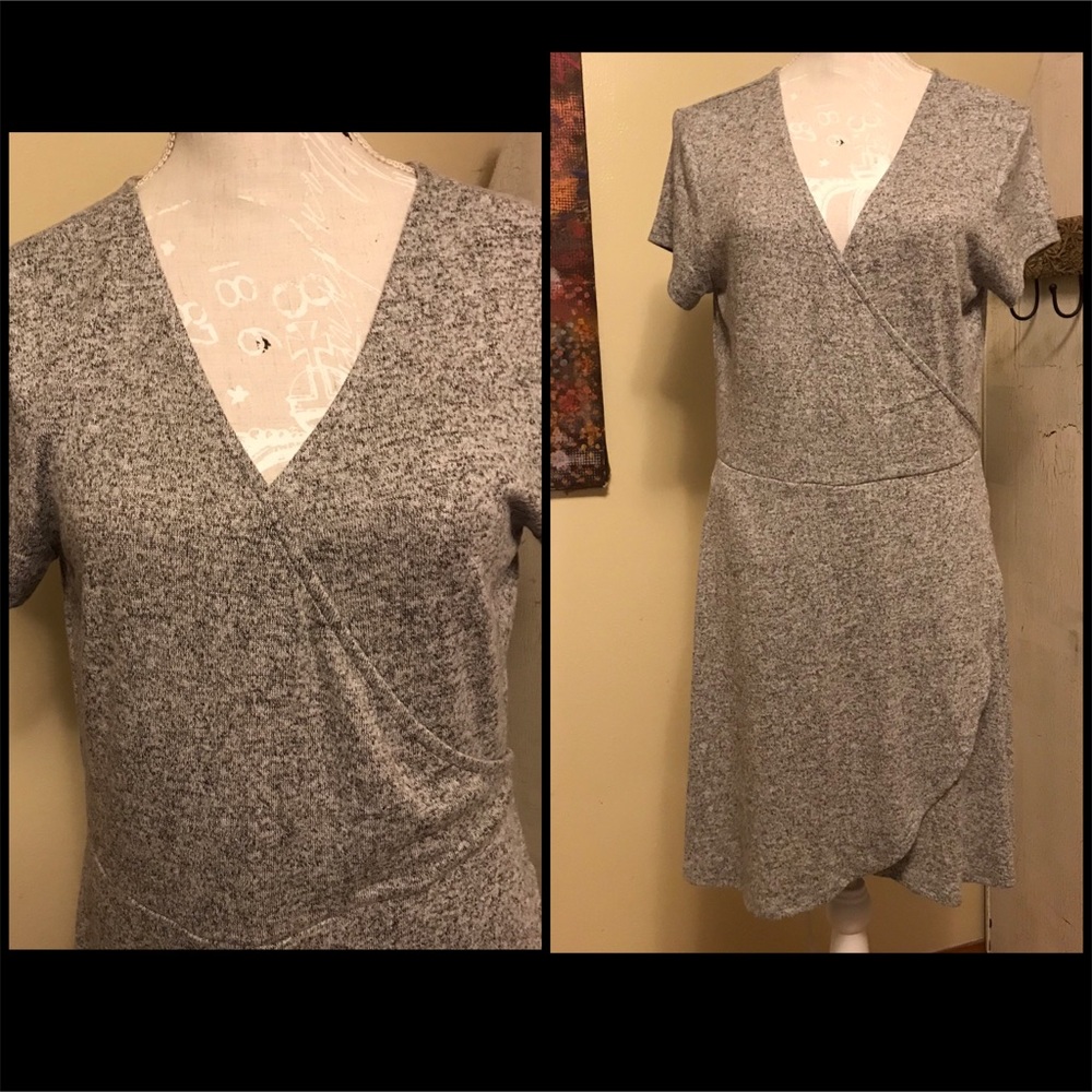 Faux Wrap Dress